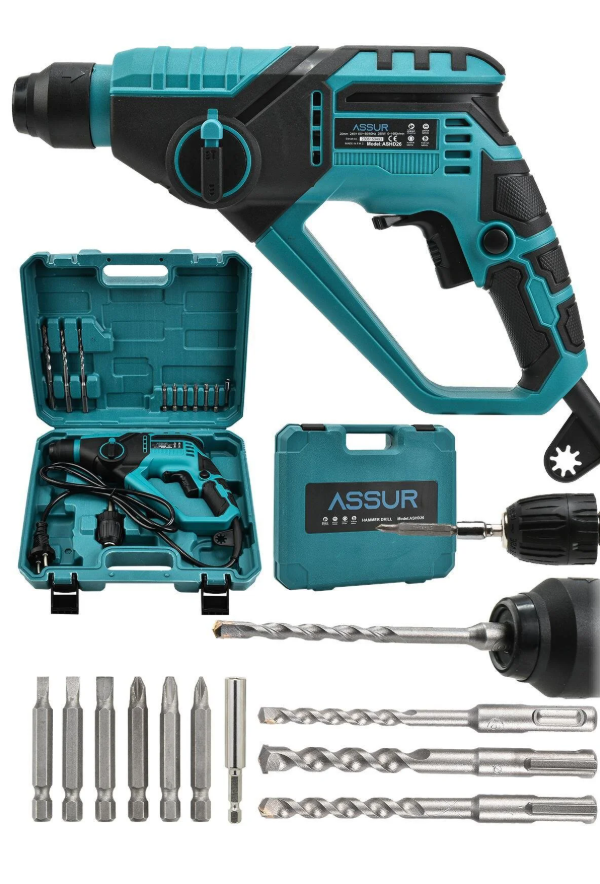 ASSUR ASHD26 250w 2 Kademeli Bakır Sargılı Darbeli Kırıcı Delici Hilti 