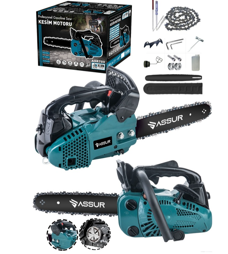Assur ASR709 25 CC Mini Benzinli Testere Mavi